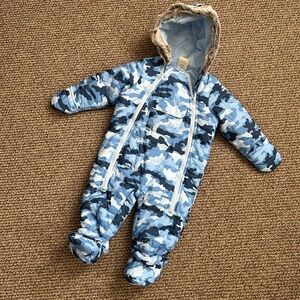 First Impressions Blue Camouflage Bunting